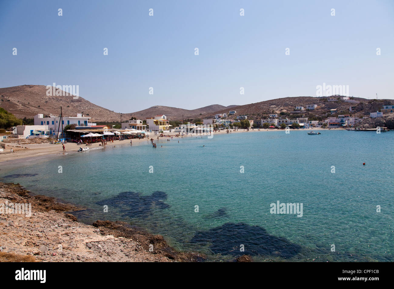 L'Isola di Pserimos nel Dodecanneso Grecia Foto Stock