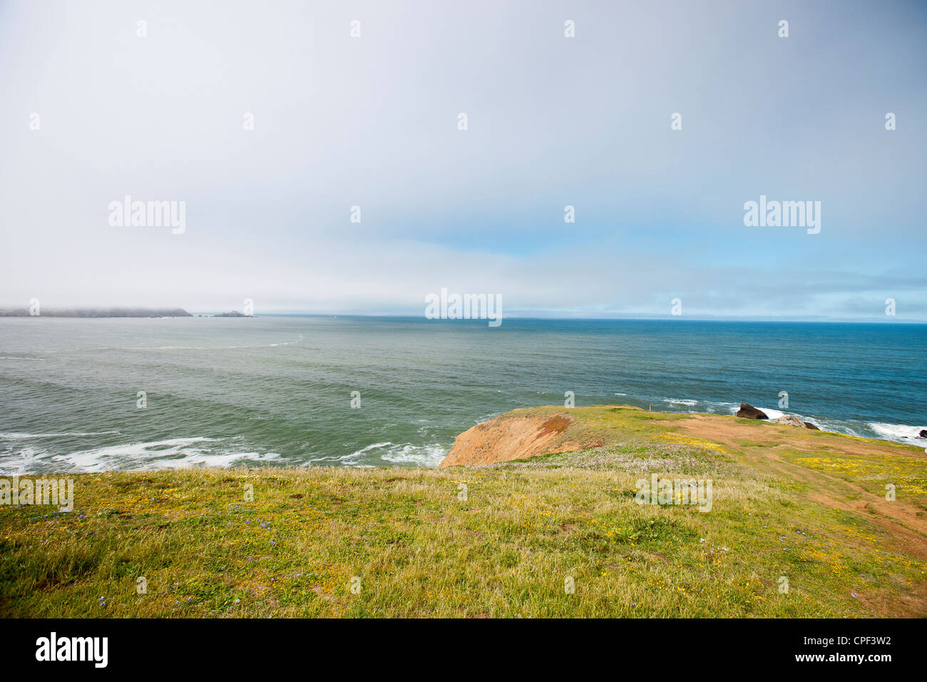 Vista oceano della California Foto Stock
