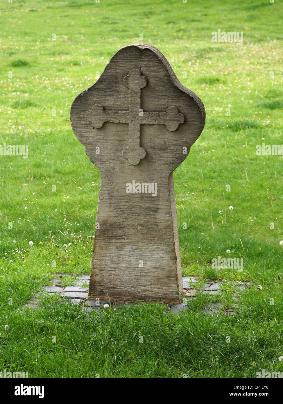 Grave pietra (vuoto) Foto Stock