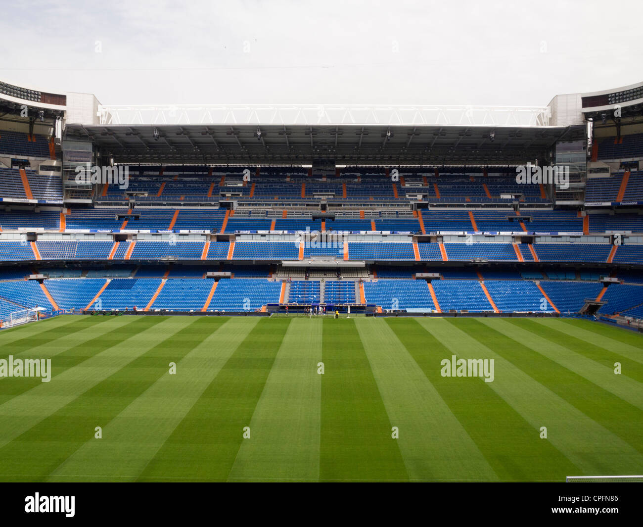 Real Madrid stadio Santiago Bernabeu di Madrid in Spagna Foto Stock