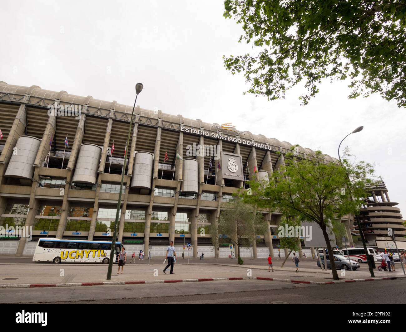 Real Madrid stadio Santiago Bernabeu di Madrid in Spagna Foto Stock
