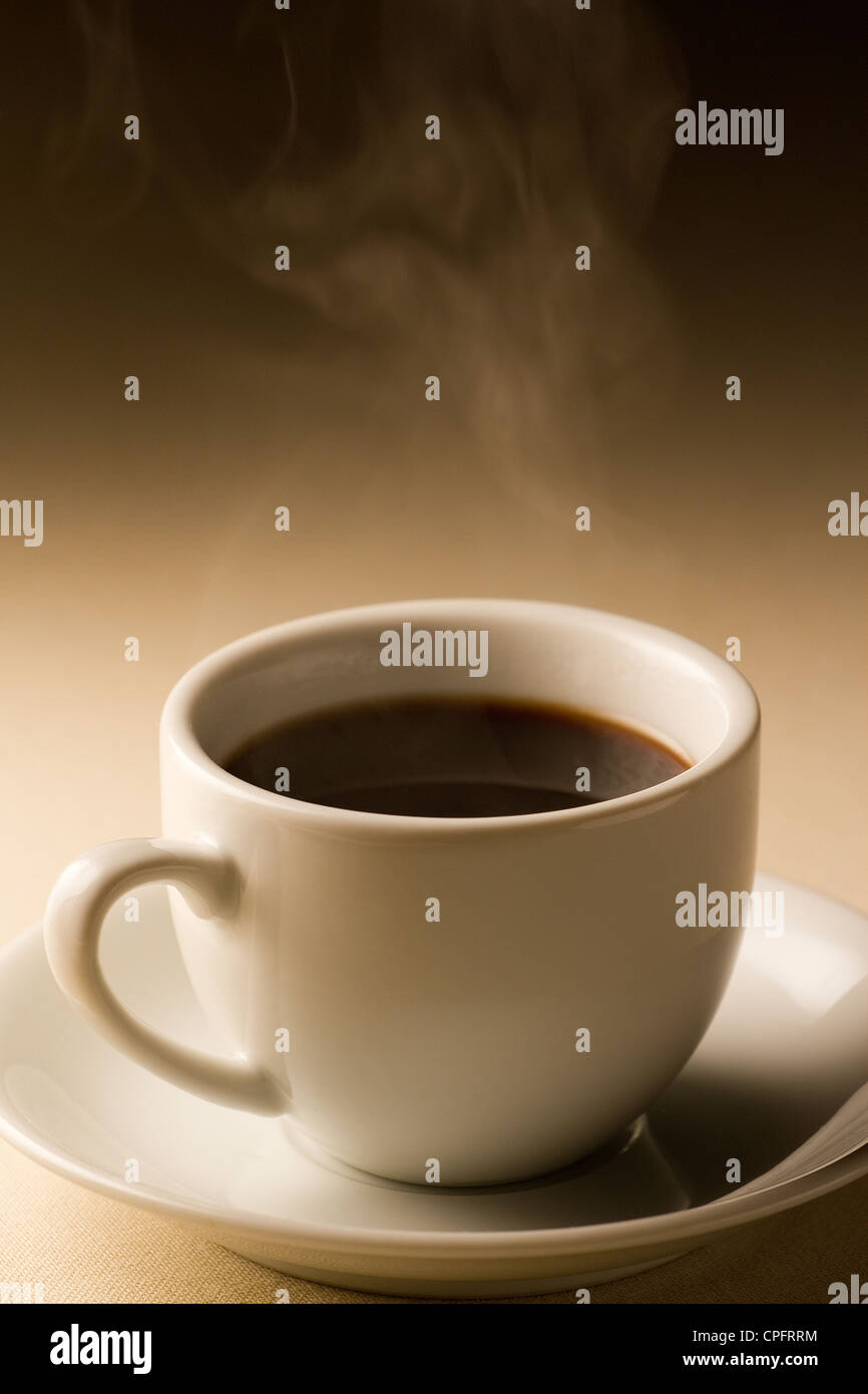 Tazza di caffè nero o di tè Foto Stock