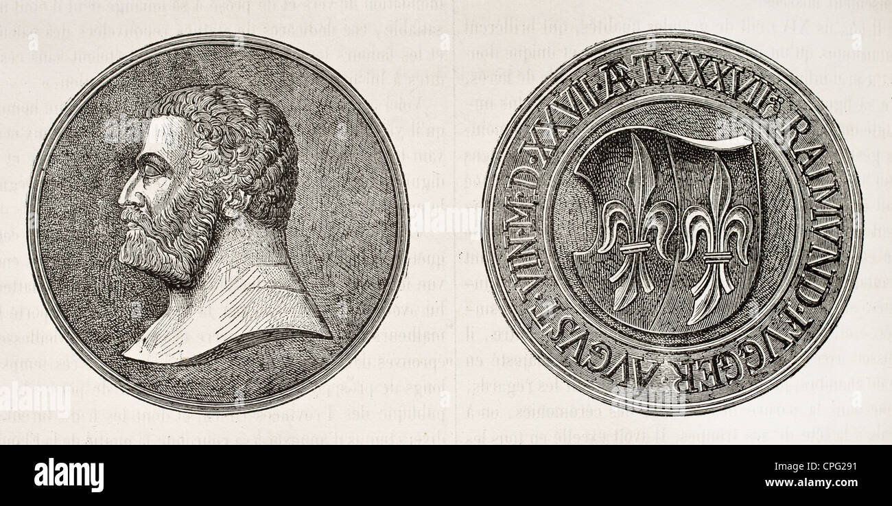 Raymond Fugger (1489-1535, banchiere di Augusta) medaglione celebrativo Foto Stock