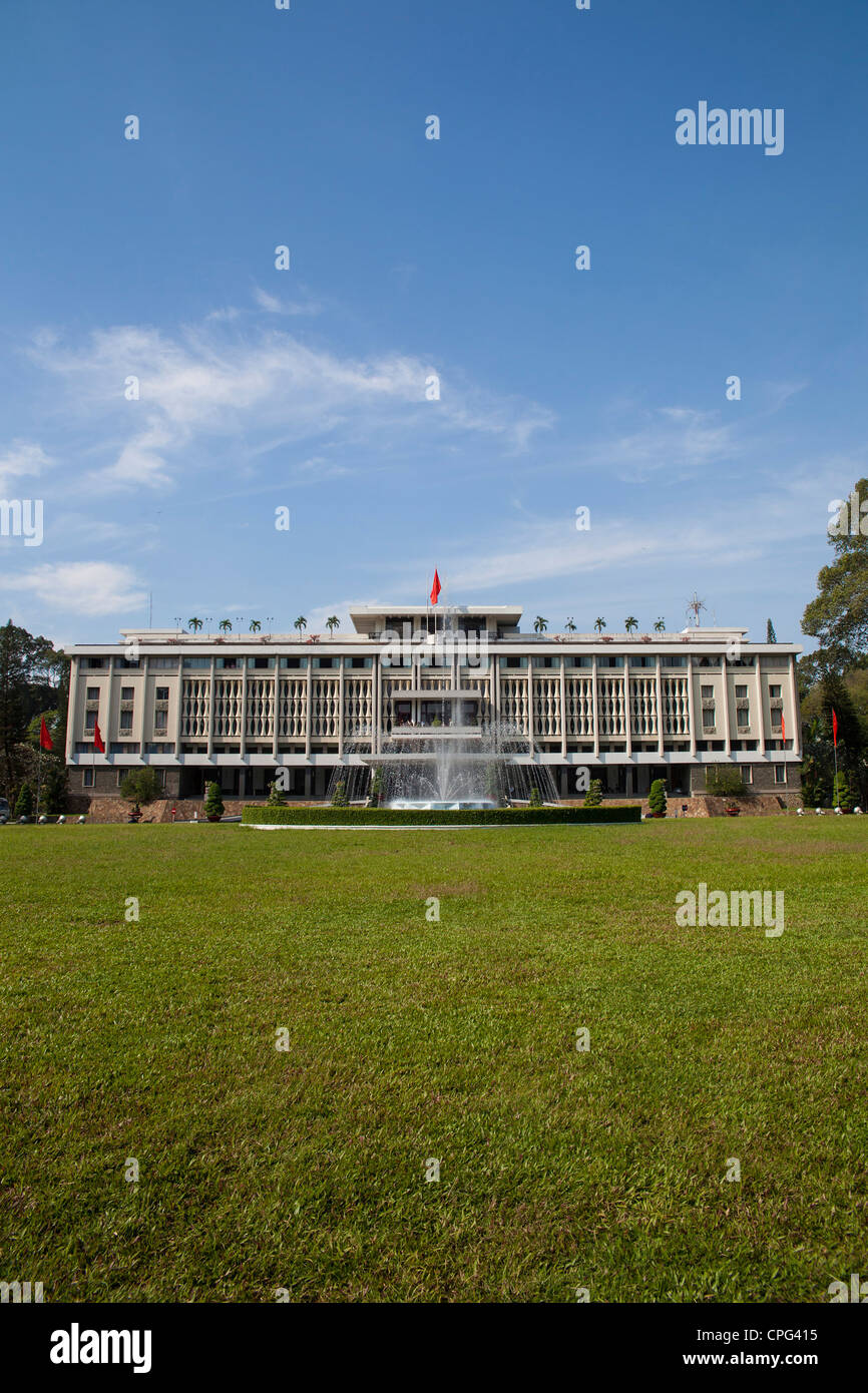 Palazzo della Riunificazione, Ho Chi Minh City, Vietnam Foto Stock
