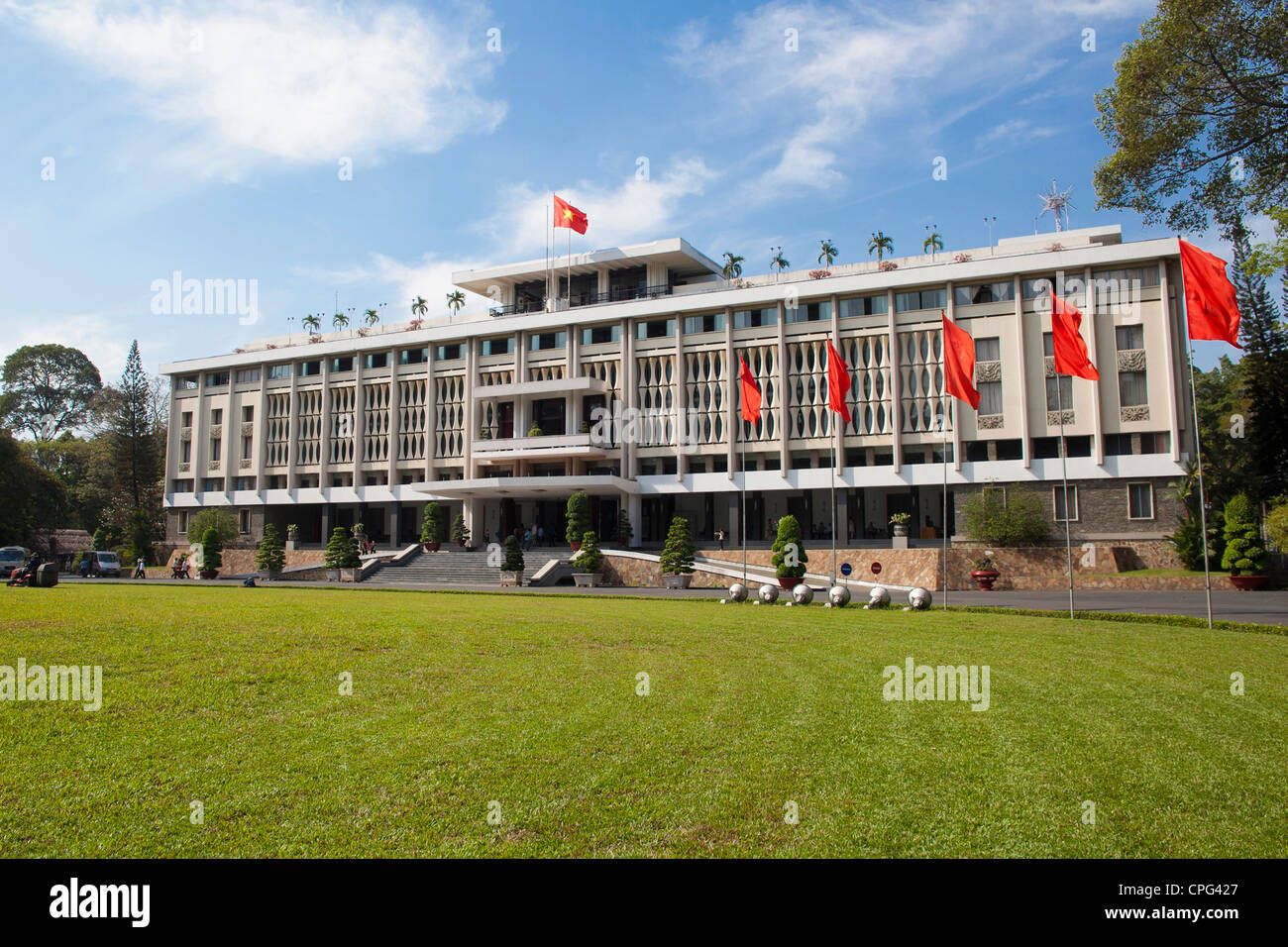 Palazzo della Riunificazione, Ho Chi Minh City, Vietnam Foto Stock