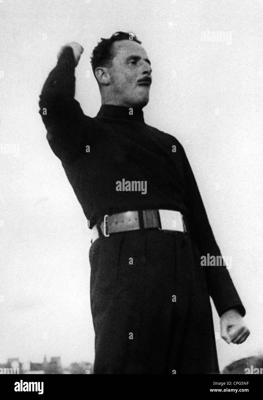 Mosley, Oswald, 6th Baronet of Ancoats, 16.11.1896 - 3.12.1980, politico britannico (BUF), discorso, 1939, Foto Stock