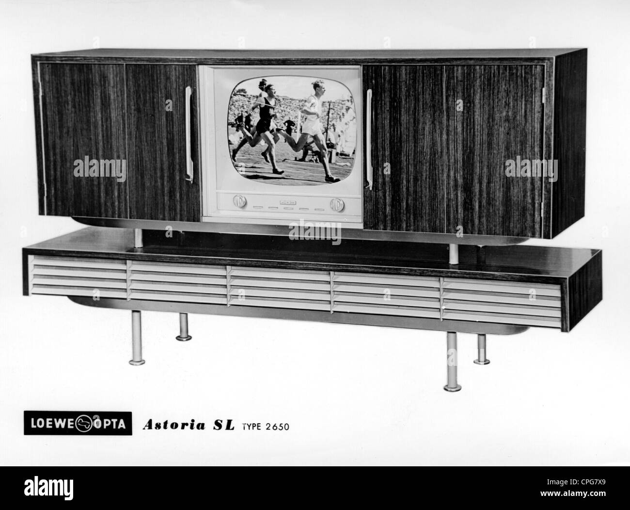 Broadcast, televisione, tv set 'Astoria SL' (tipo 2650), 1950, , Additional-Rights-Clearences-not available Foto Stock
