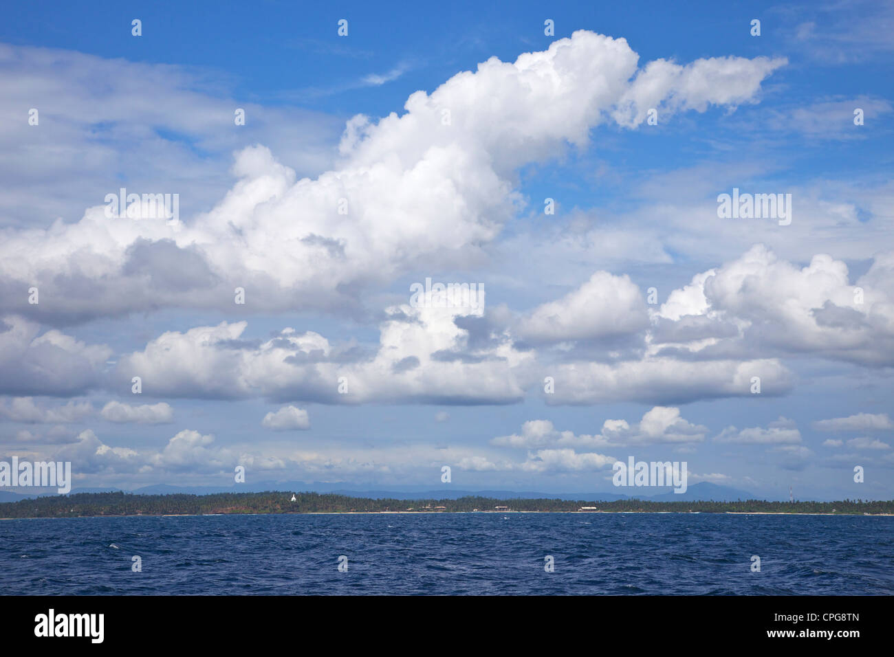 Costa meridionale dello Sri Lanka vicino a Mirissa, Sri Lanka, Asia Foto Stock