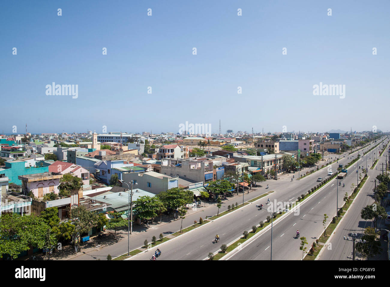 DA NANG, VIETNAM - MARZO 02: Viste di Da Nang il 2 marzo 2012 di Da Nang, Vietnam. (Foto di Rob sfera/Getty Images) Foto Stock