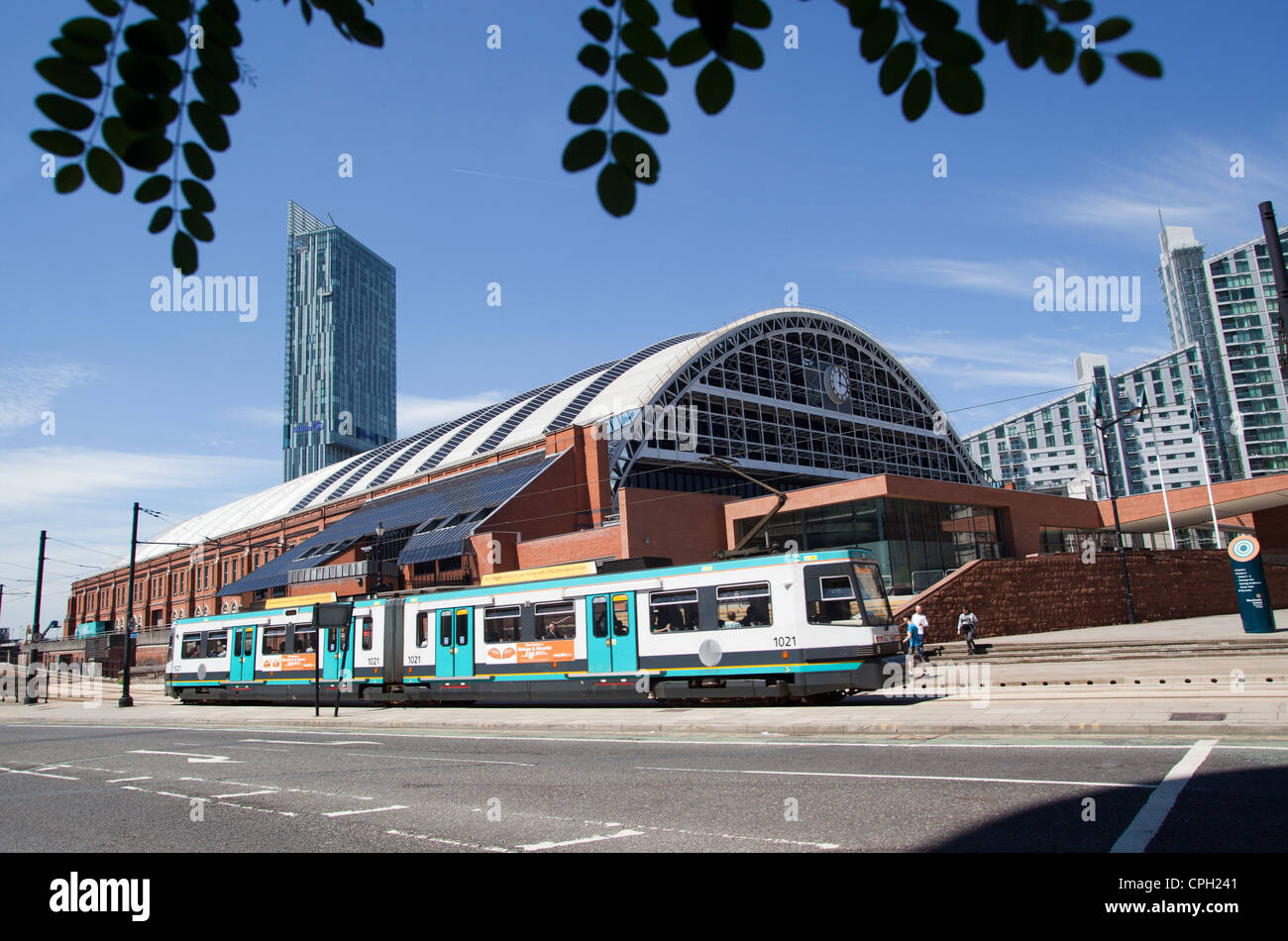 Manchester Central è stato G-mex exhibition centre e Torre Betham Foto Stock
