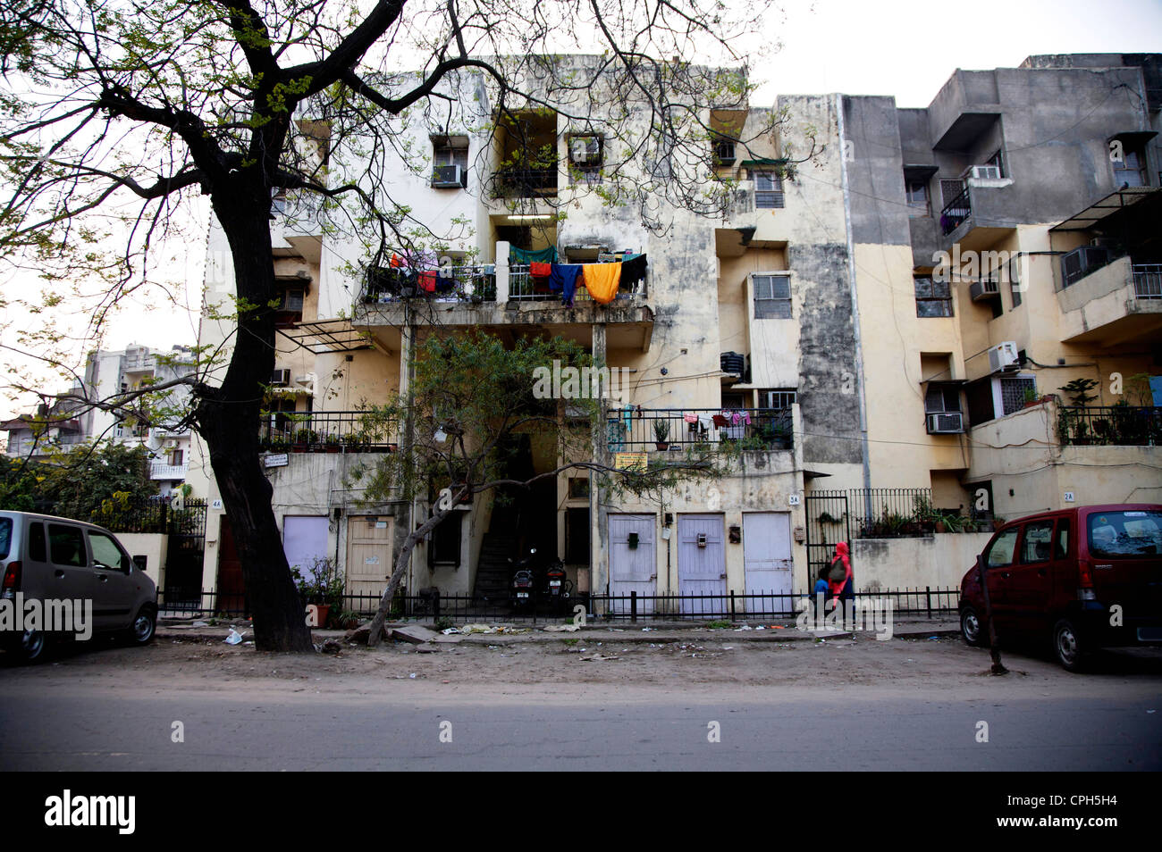 Appartamento casa a Delhi Foto Stock