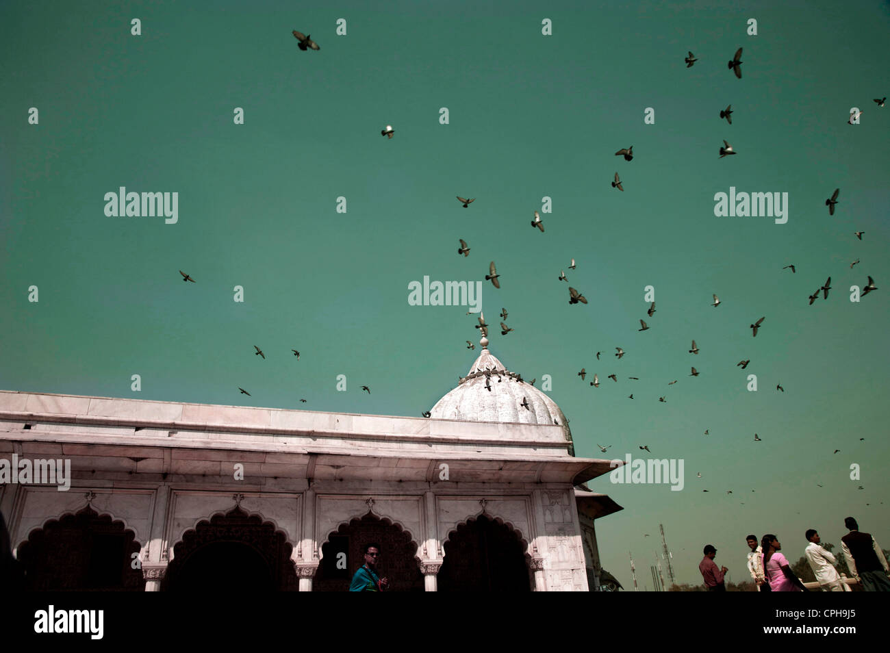 Red fort di Delhi Foto Stock