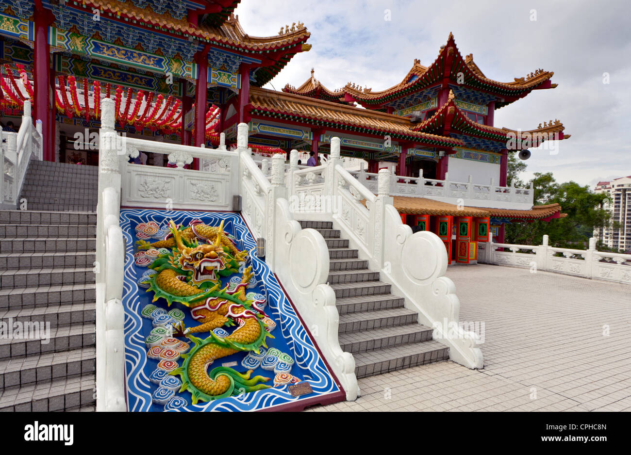 Thean Hou tempio, Kuala Lumpur, Malesia. Foto Stock