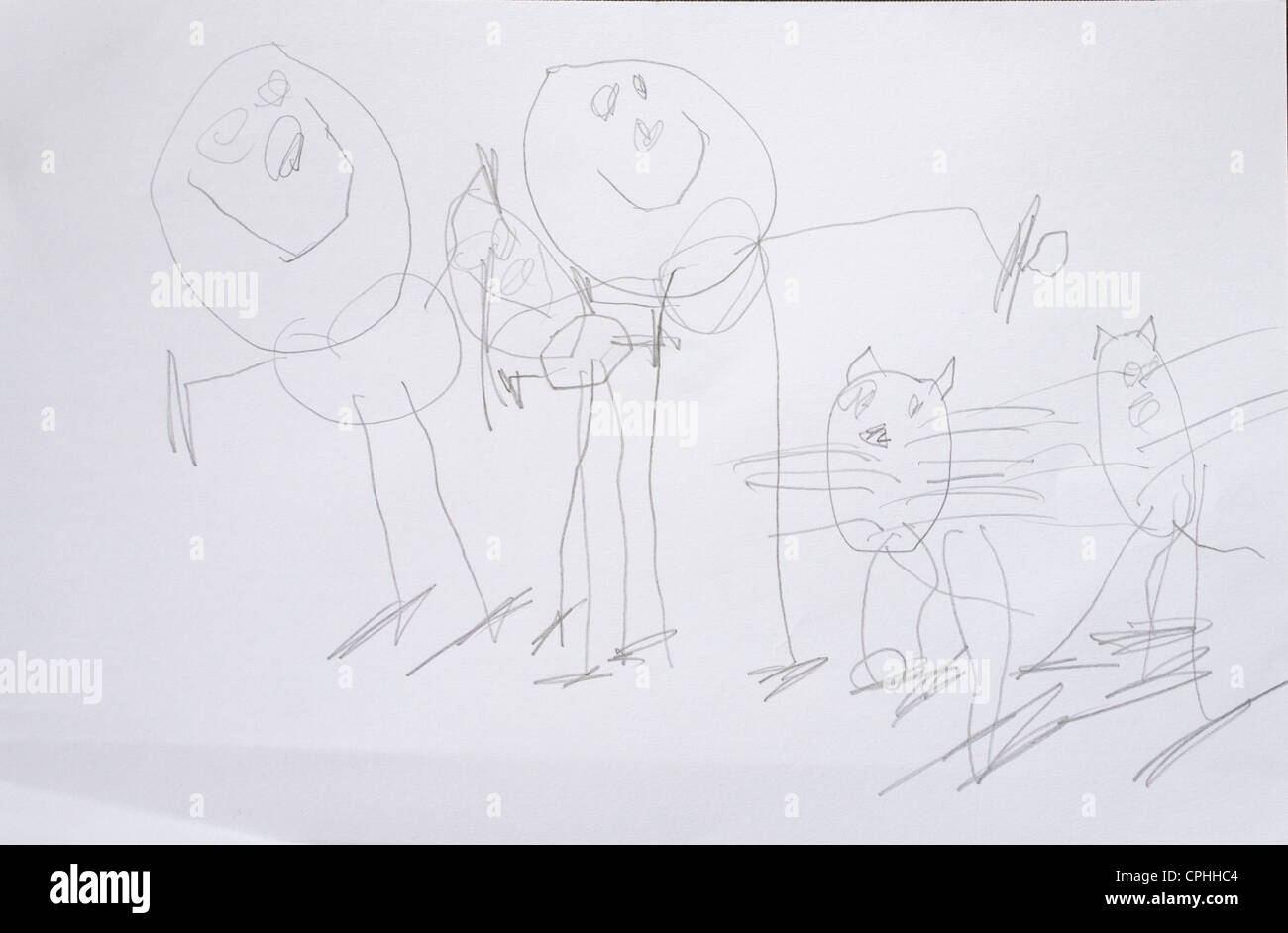 Illustrazione del bambino Foto Stock