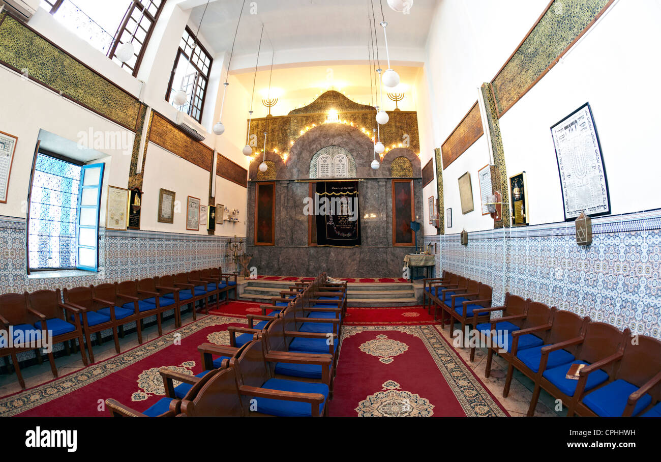 La Sinagoga marrakech marocco Foto Stock