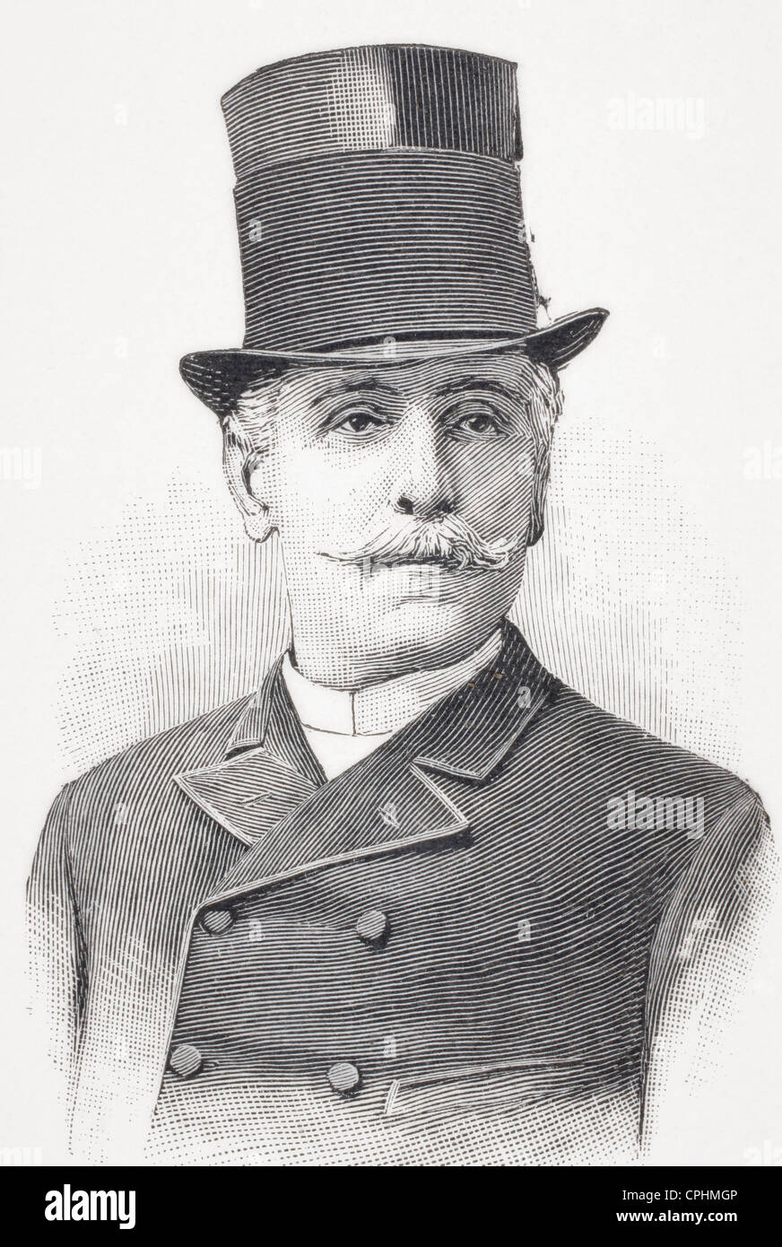 Victor Franconi, 1810-1897. Circo francese manager. Da L'illustrazione pubblicato nel 1897. Foto Stock
