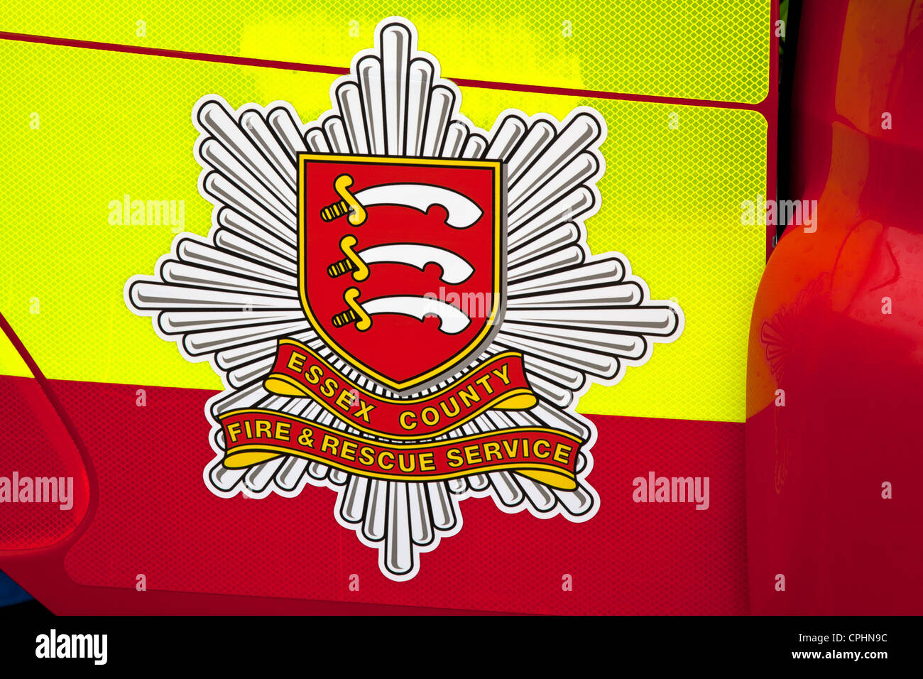Contea di Essex Fire Badge servizio Foto Stock