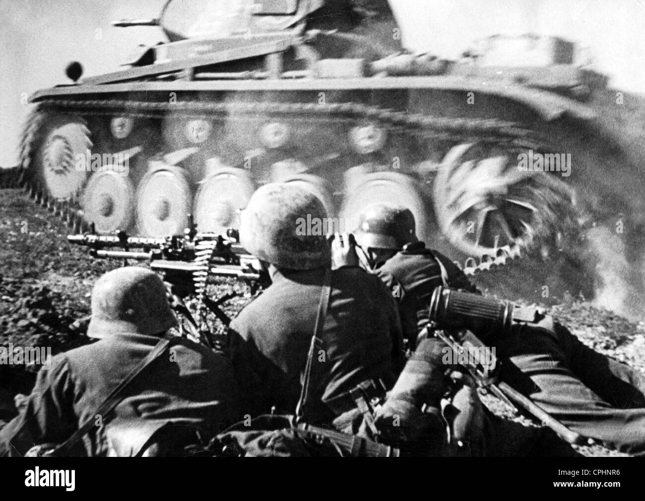 Ancora dal film "La vittoria in Occidente", 1940 Foto Stock