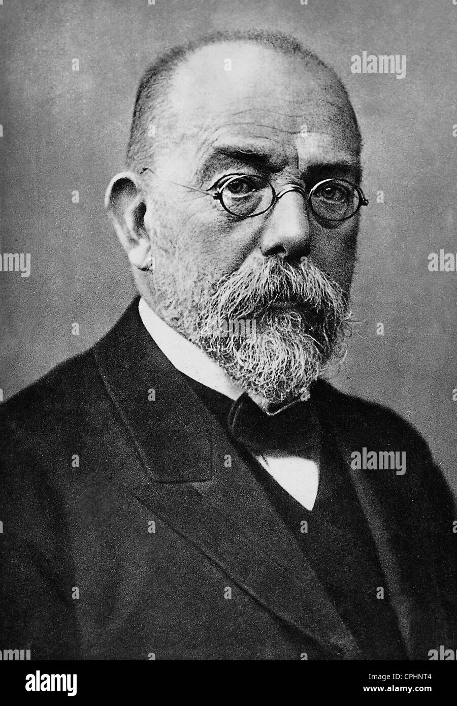 Il dottor Robert Koch, Tedesco bacteriologist Foto Stock