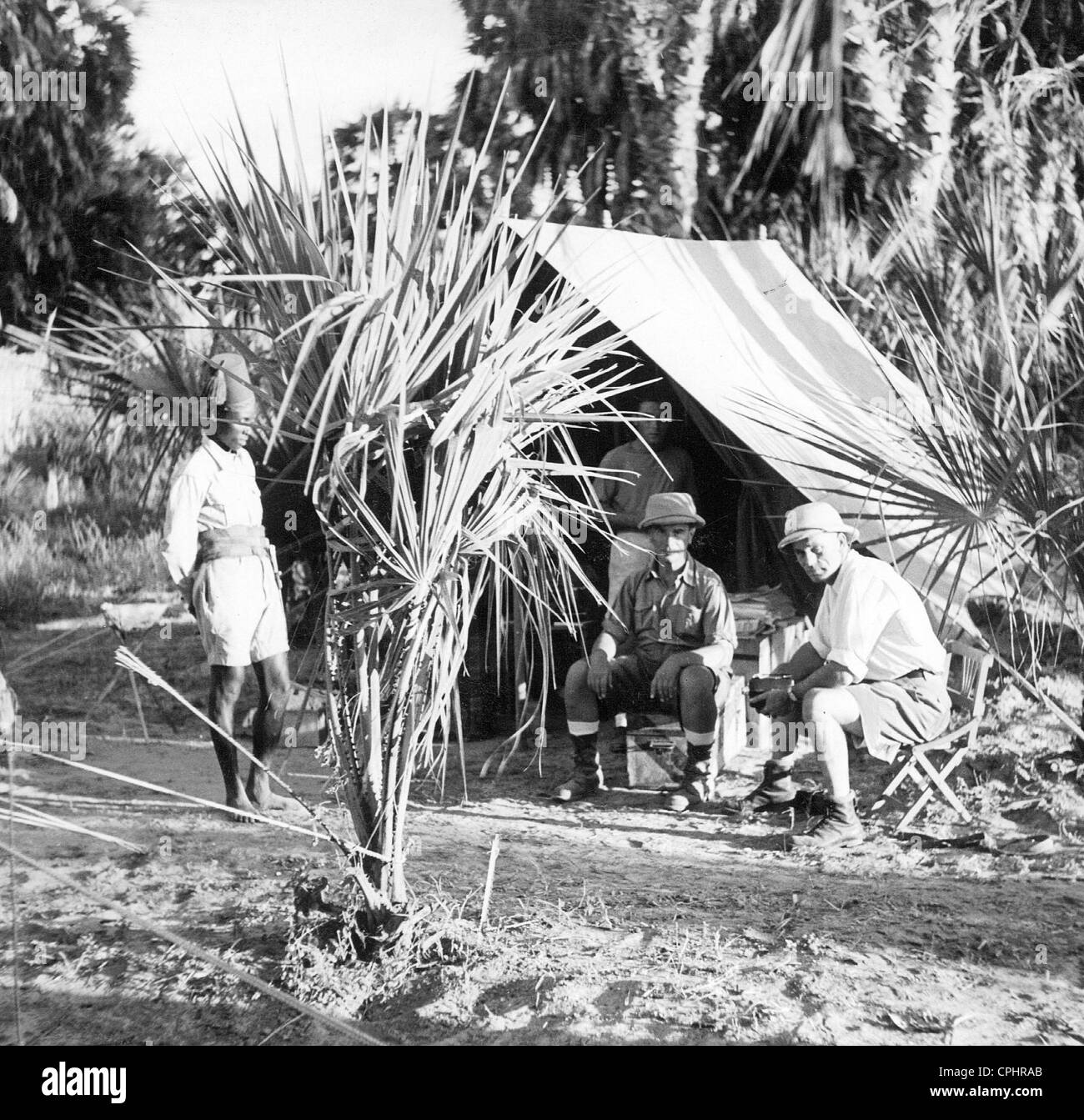 Gli italiani in Etiopia la fine del 30s Foto Stock