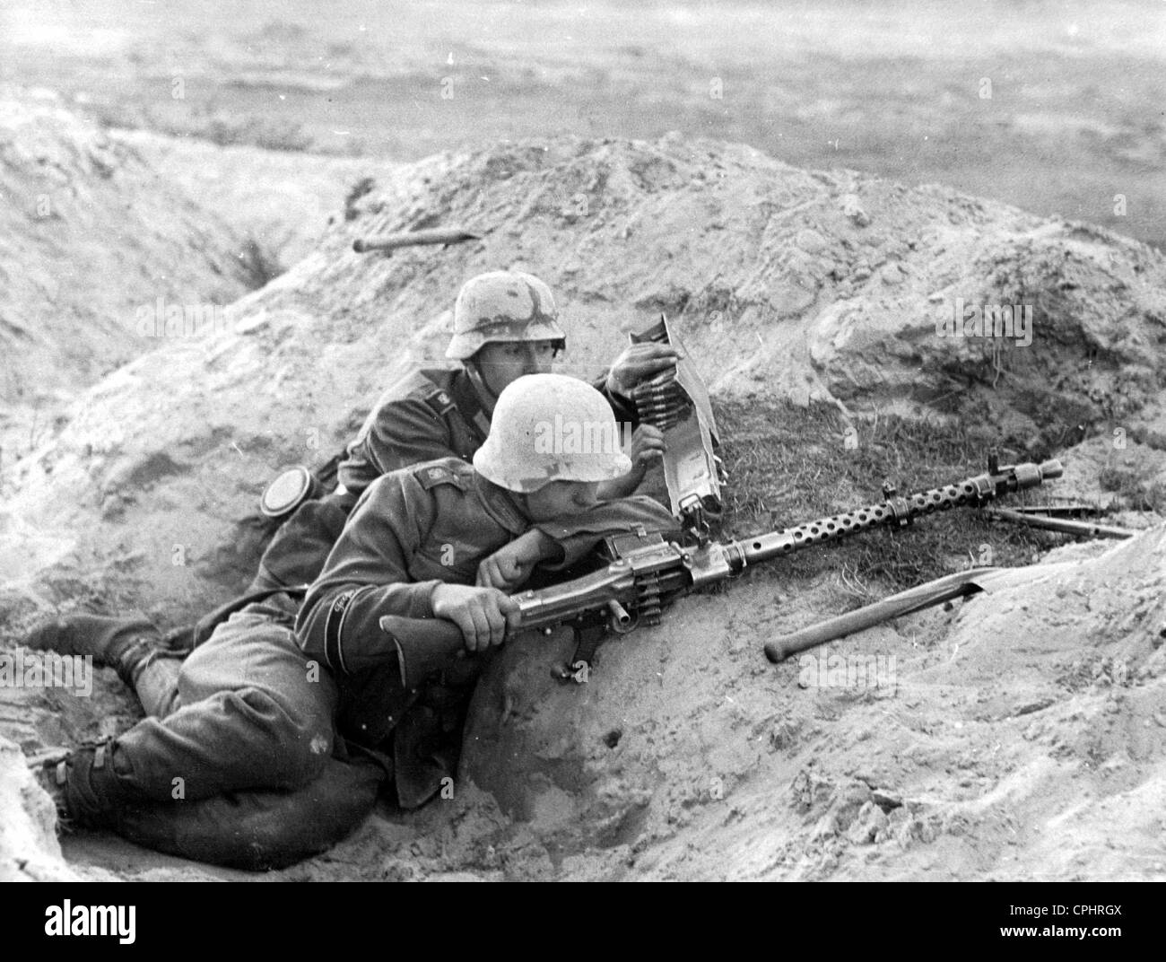 I soldati tedeschi al Fronte Orientale Foto Stock