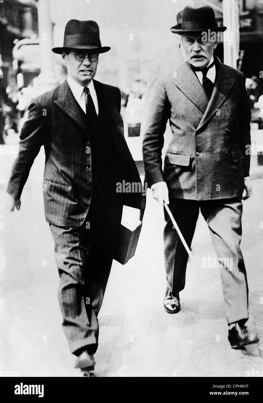 Ramsay MacDonald e Malcom MacDonald Foto Stock