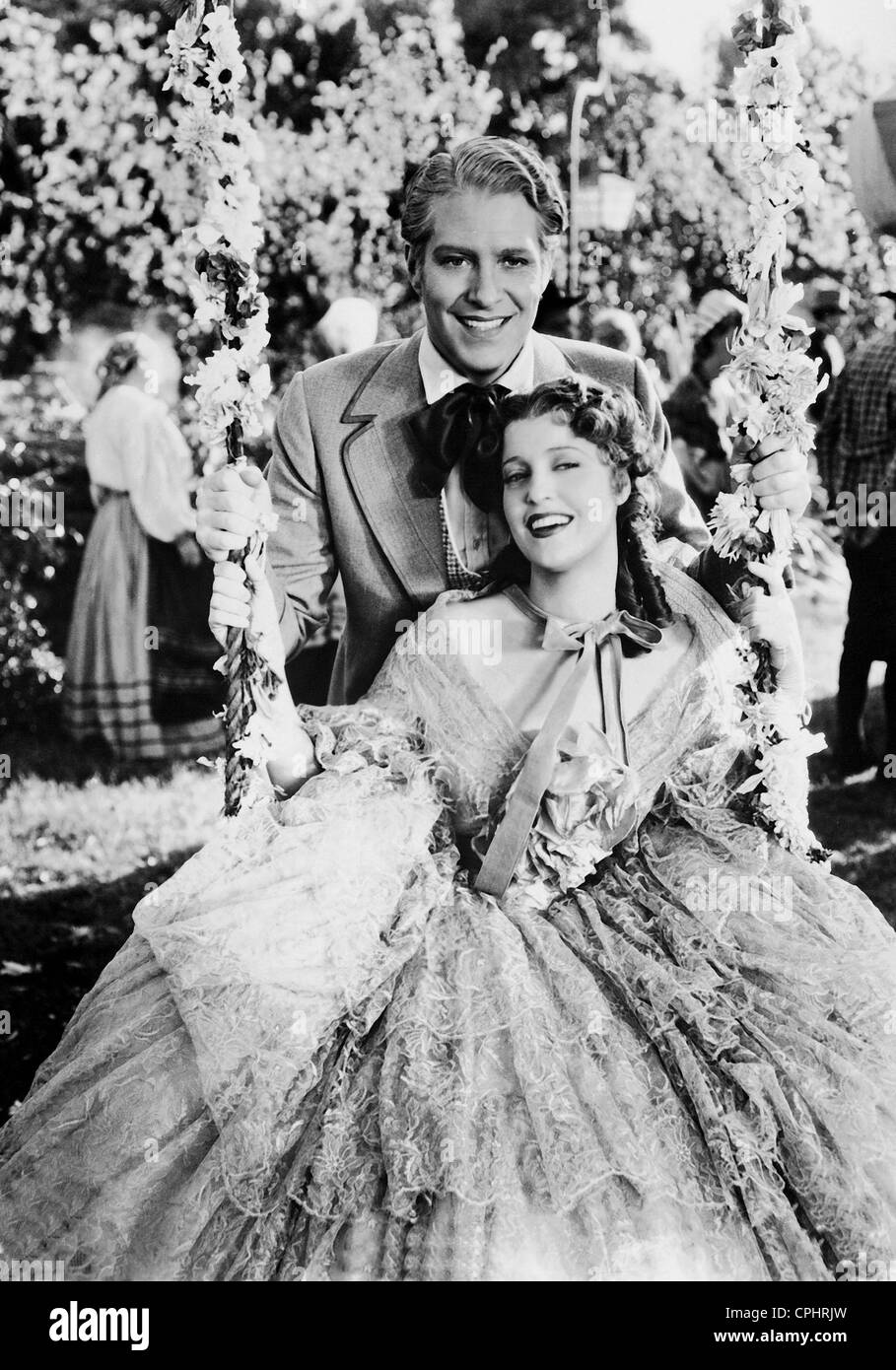Nelson Eddy e Jeanette MacDonald in 'Maytime', 1937 Foto Stock