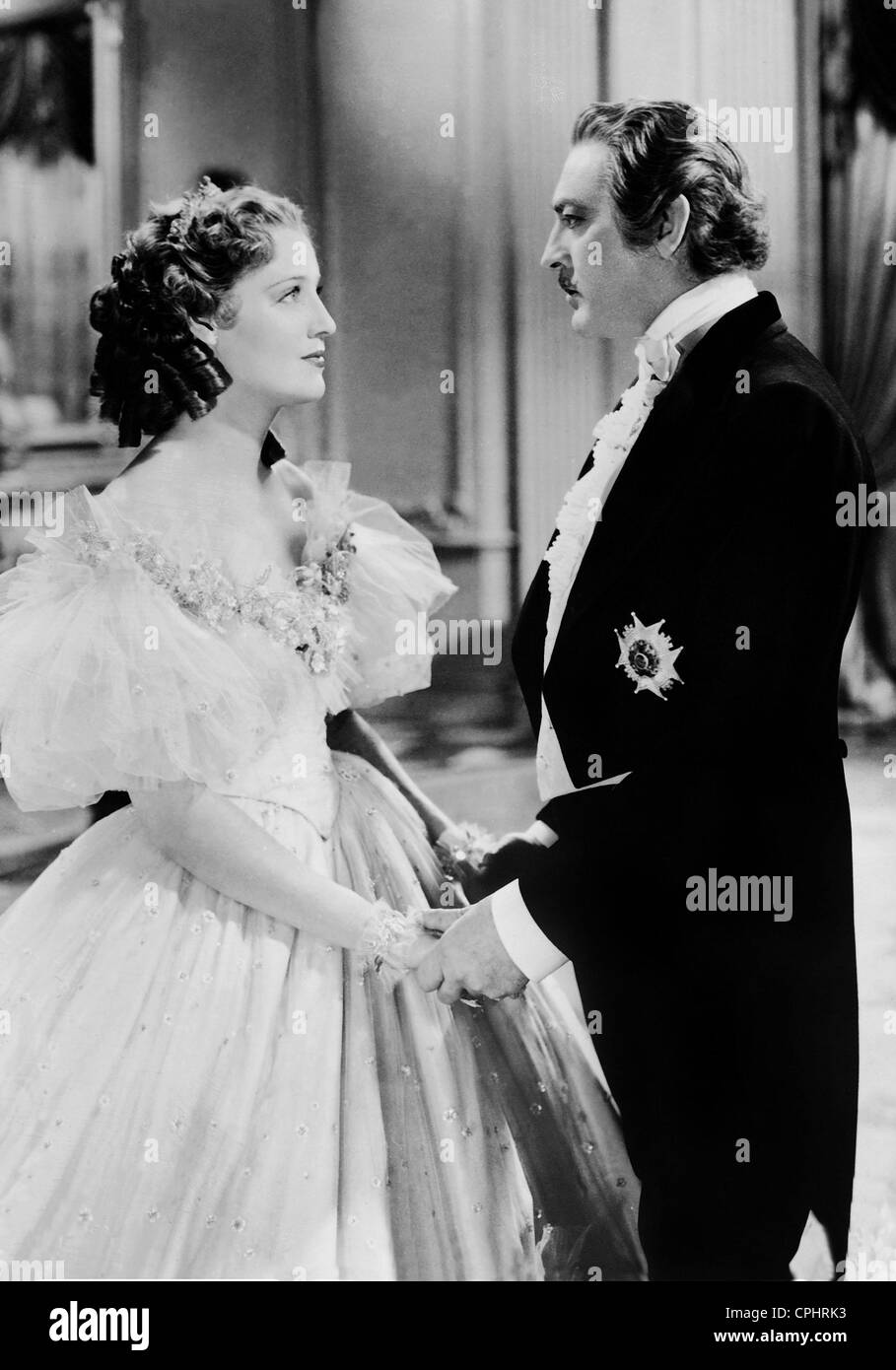 Jeanette MacDonald e John Barrymore in 'Maytime', 1937 Foto Stock