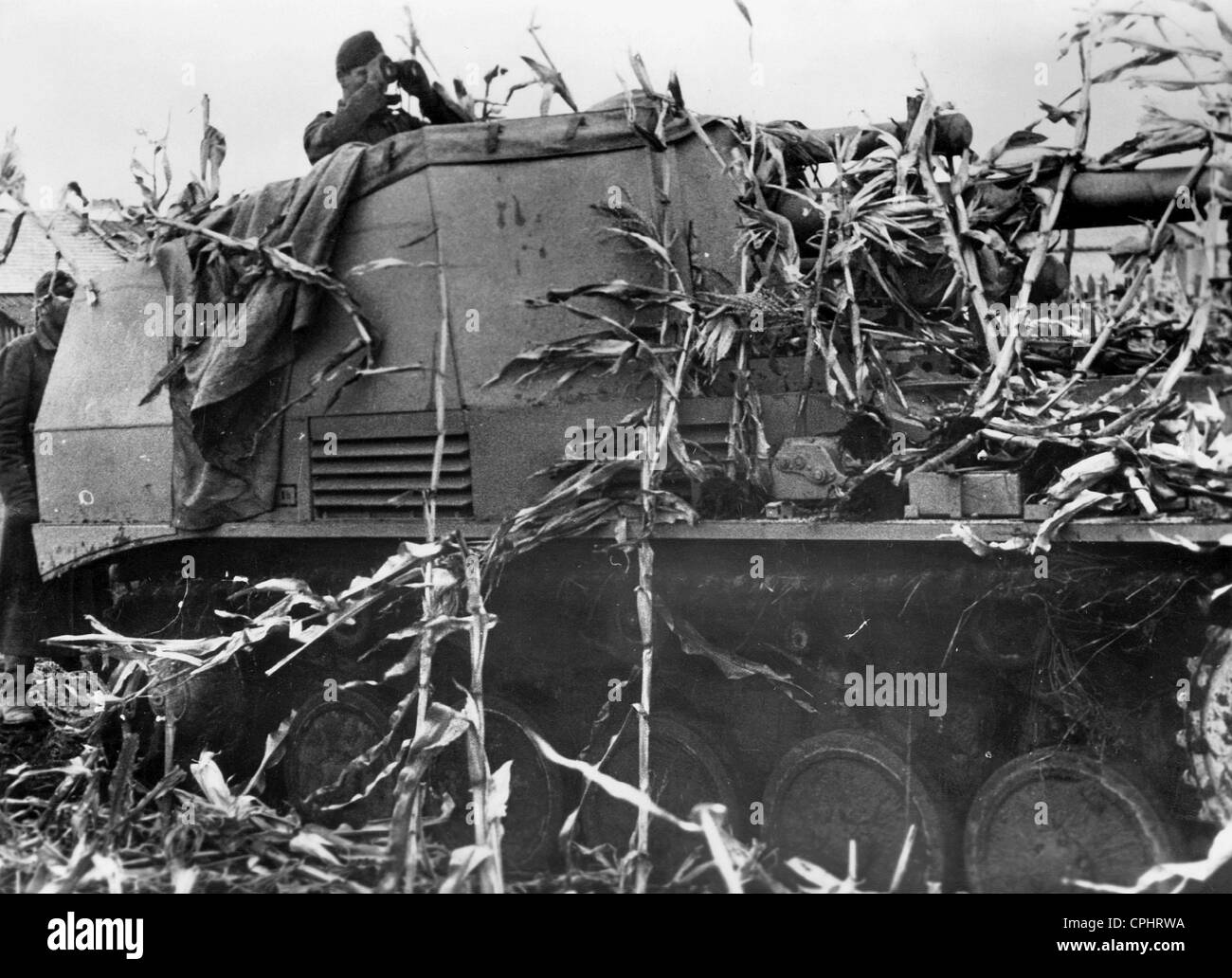 I tedeschi 'Wasp' campo obice sul fronte orientale, 1943 Foto Stock