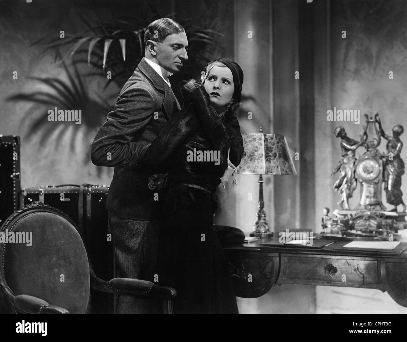 Felix Bressart e Lilian Harvey in 'No più amore', 1931 Foto Stock