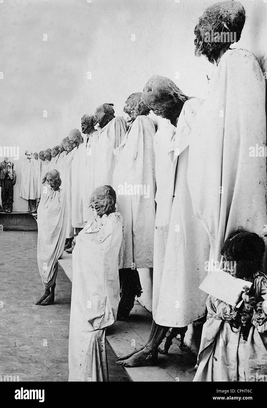 Le mummie gallery nel museo della città in Guanajuato, 1929 Foto Stock