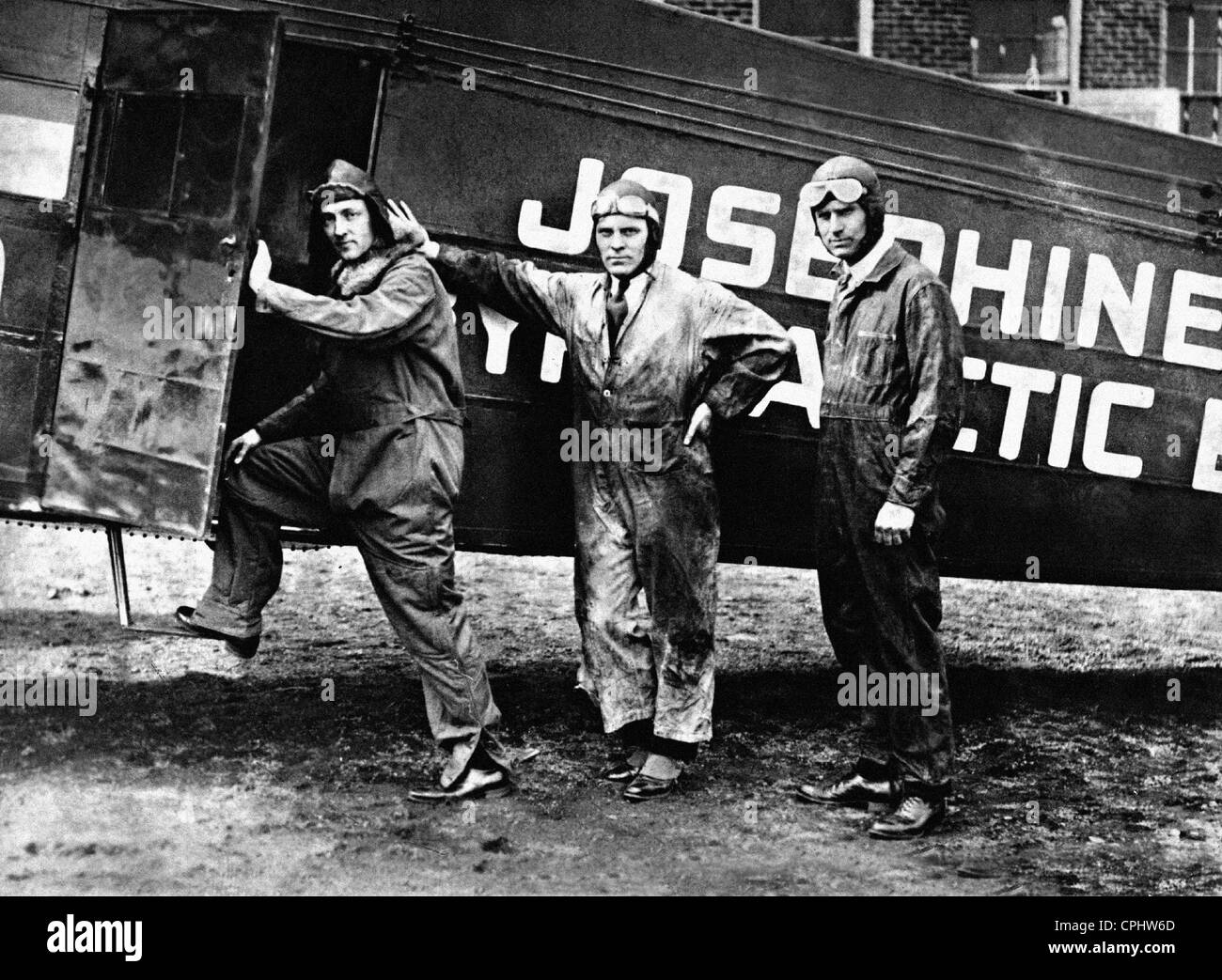 Richard E. Byrd prima del suo volo sopra il polo nord, 1926 Foto Stock