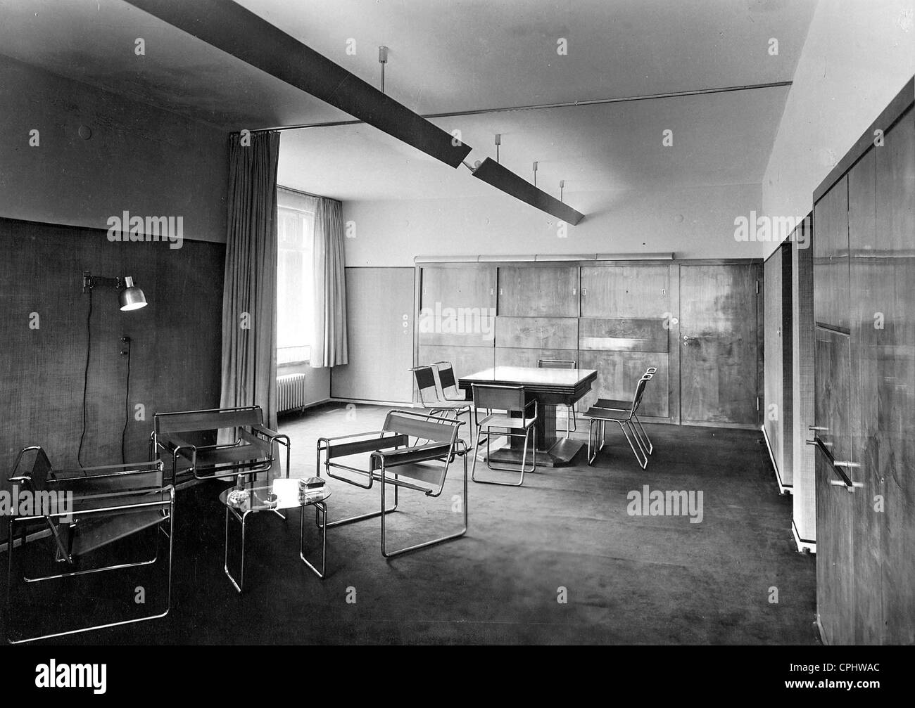 Decorazione di interni in stile Bauhaus, 1926 Foto Stock