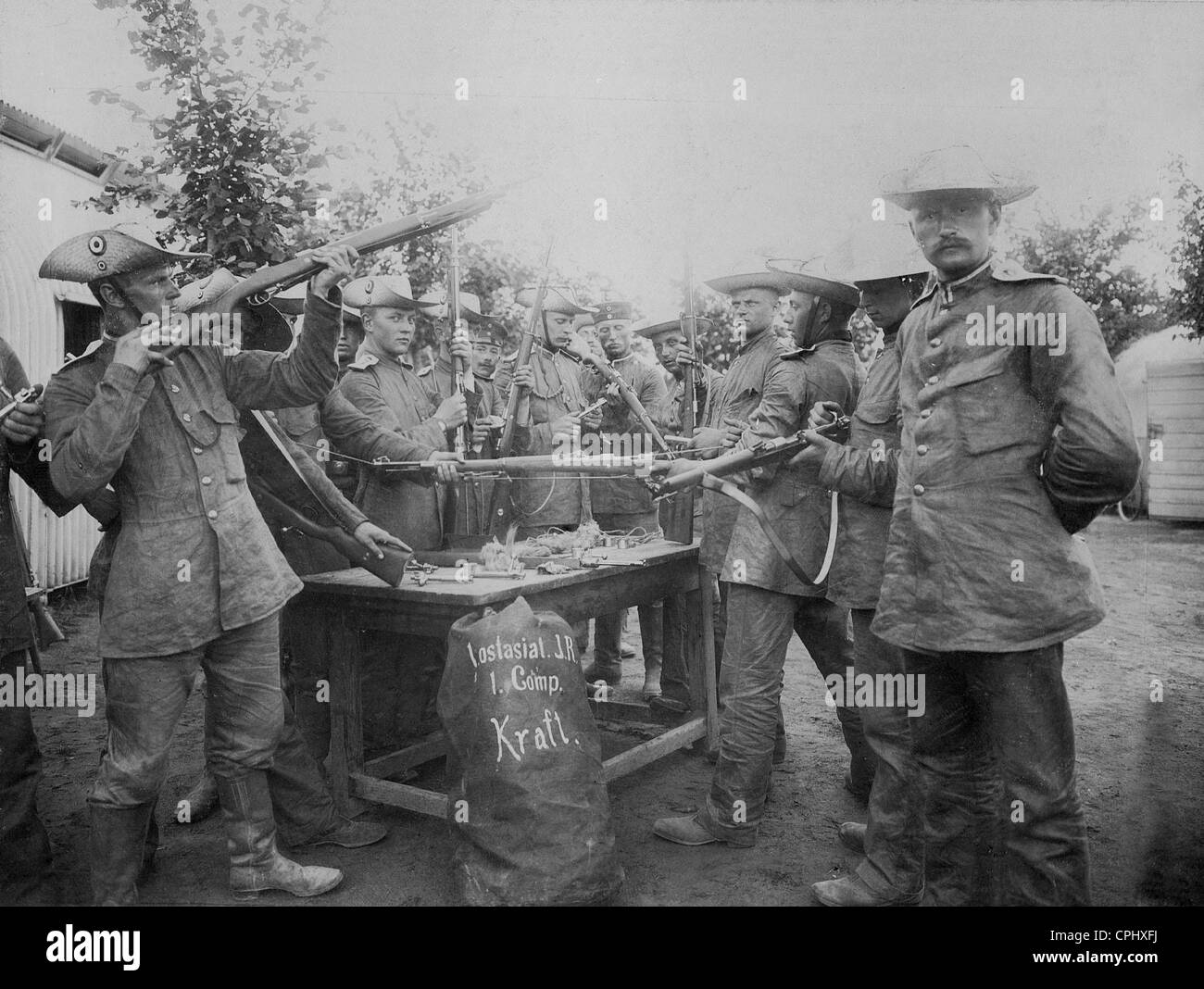 East Asian Reggimento di Fanteria, 1900 Foto Stock
