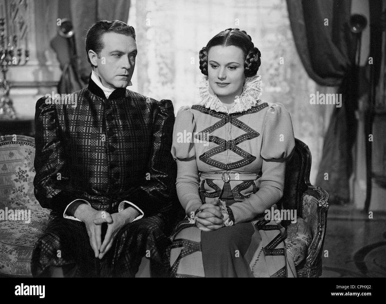 Willy Fritsch e Maria Holst in "Sangue viennese", 1942 Foto Stock