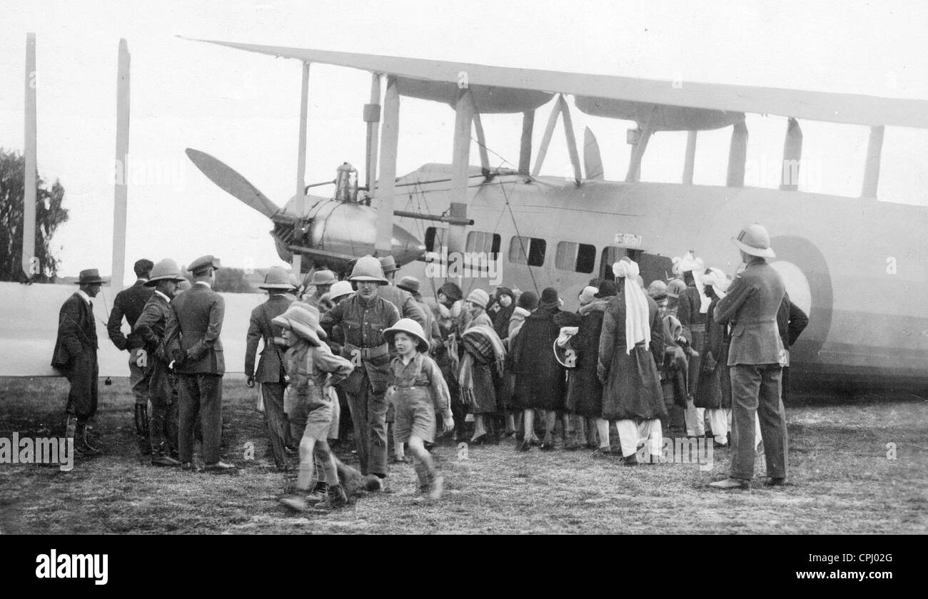 Gli europei lasciano Kabul, 1929 Foto Stock