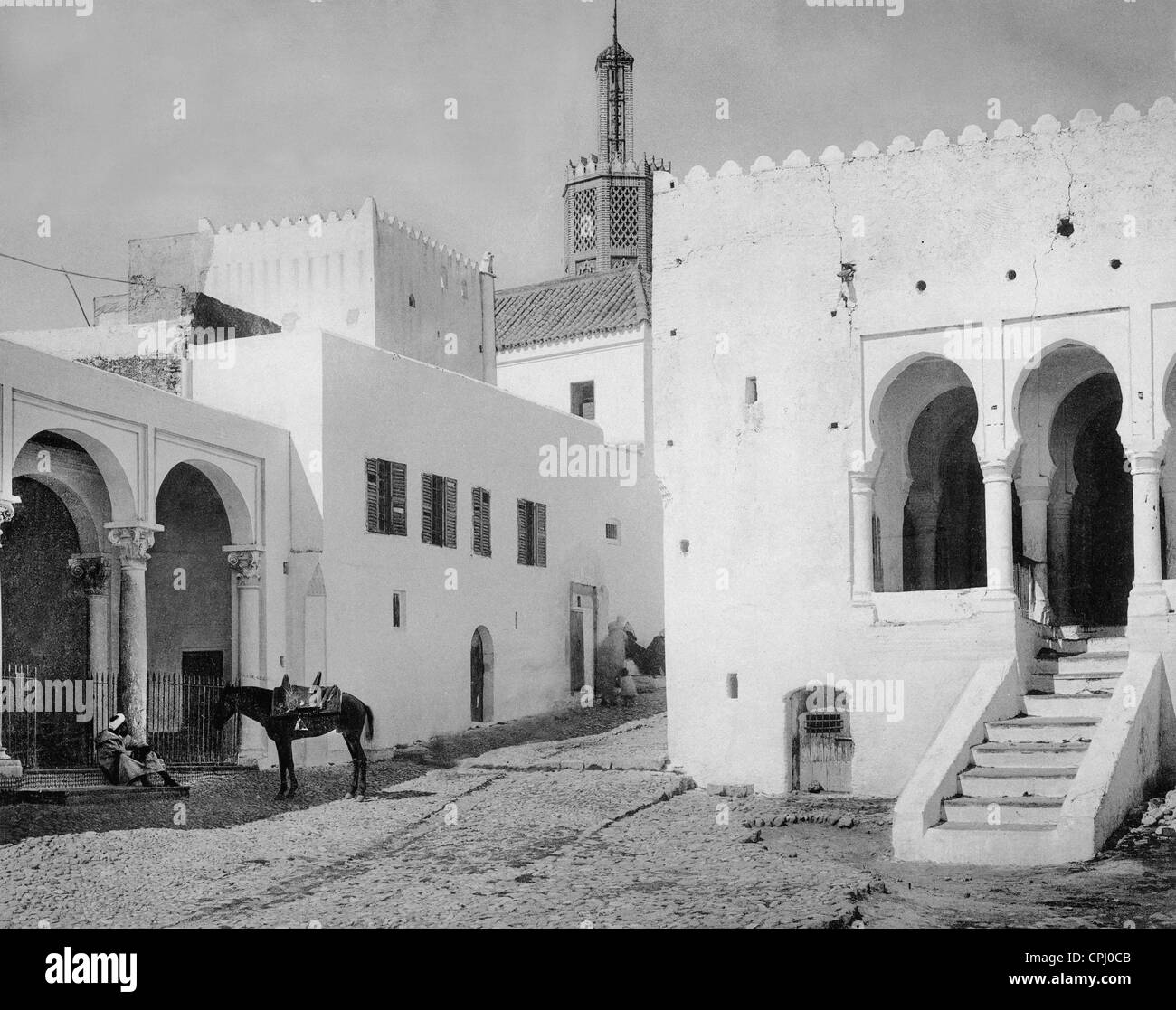 Città vecchia di Tangeri Foto Stock