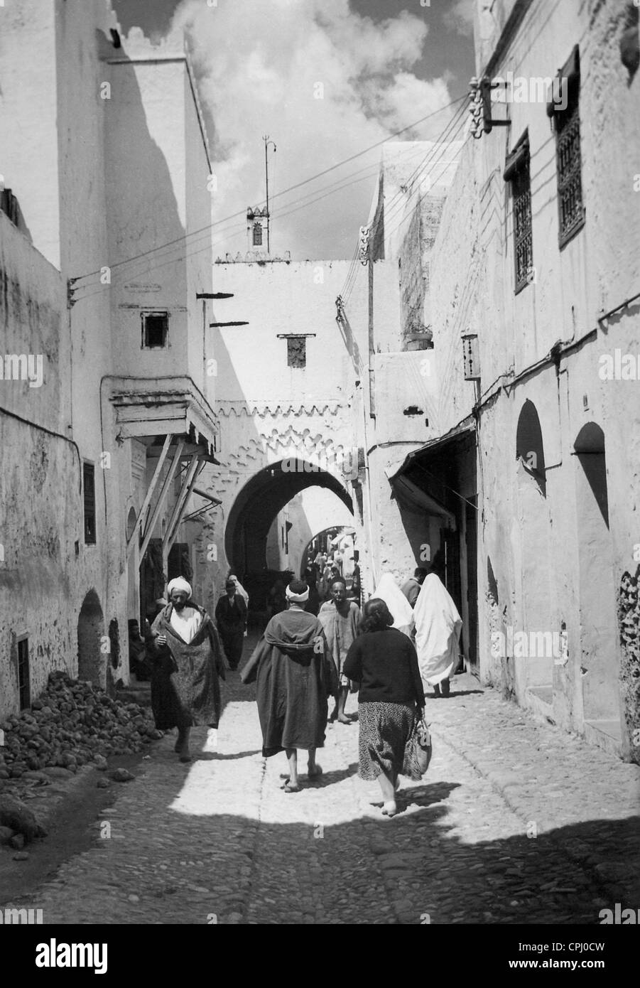 Strada di Tetuan, 1936 Foto Stock