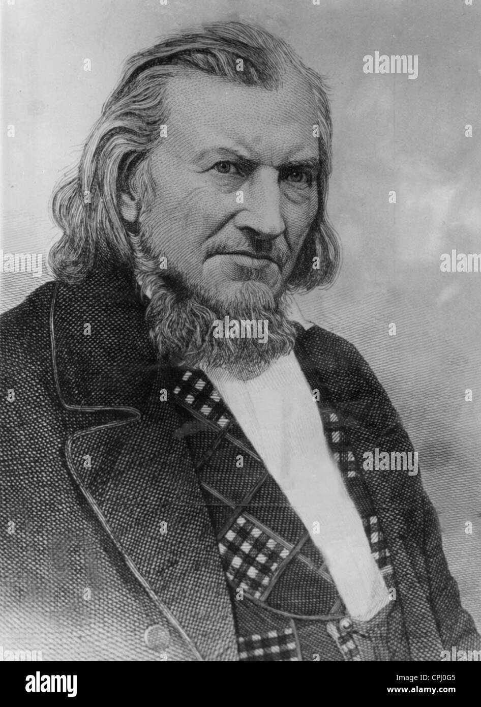 August Heinrich Hoffmann von Fallersleben Foto Stock