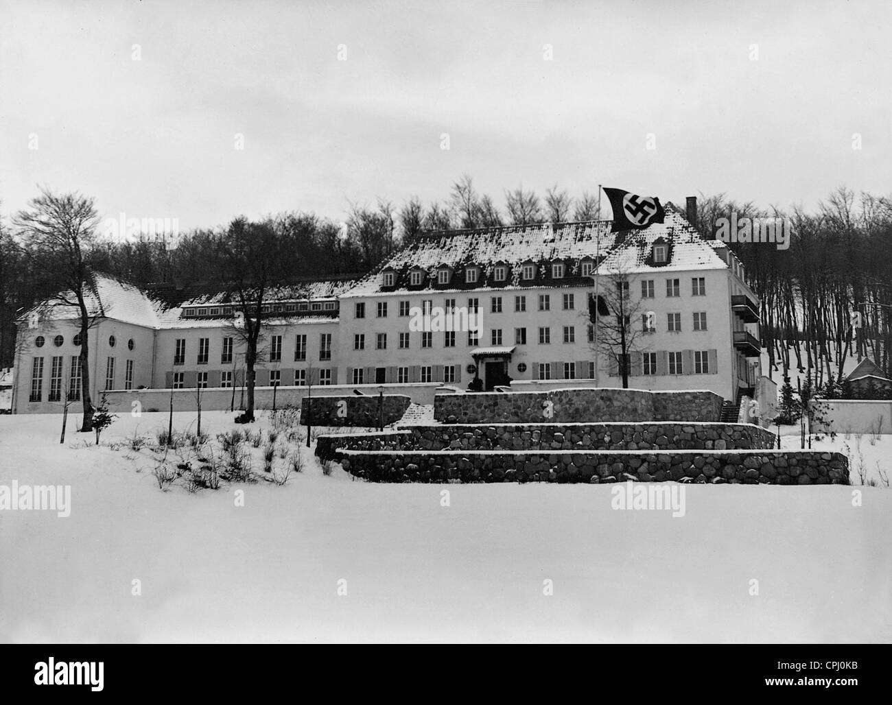 Reich Scuola di Leadership del lavoro tedesco anteriore in Sassnitz, 1938 Foto Stock