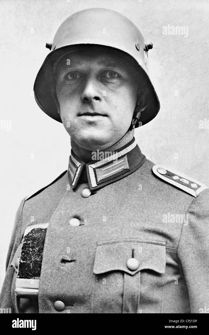 Il personale sergente del reggimento di fanteria 9, 1934 Foto Stock