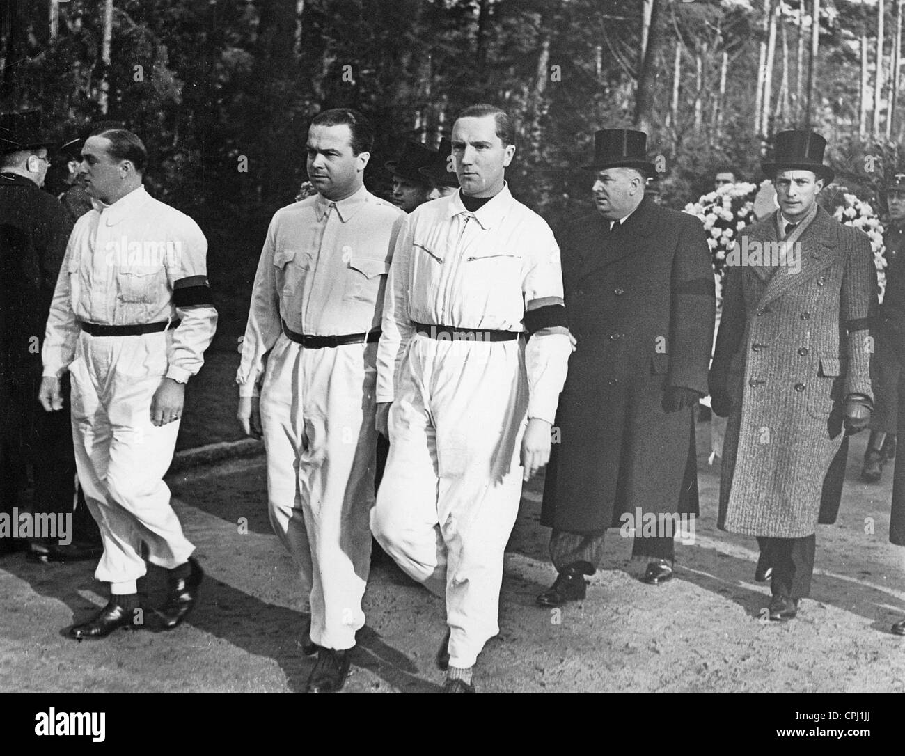 Funerali di Bernd Rosemeyer, 1938 Foto Stock