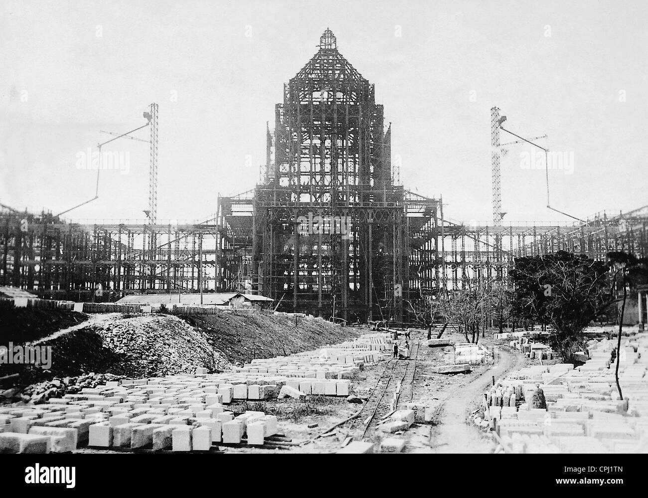Guscio del nuovo Parlamento imperiale a Tokyo, 1927 Foto Stock