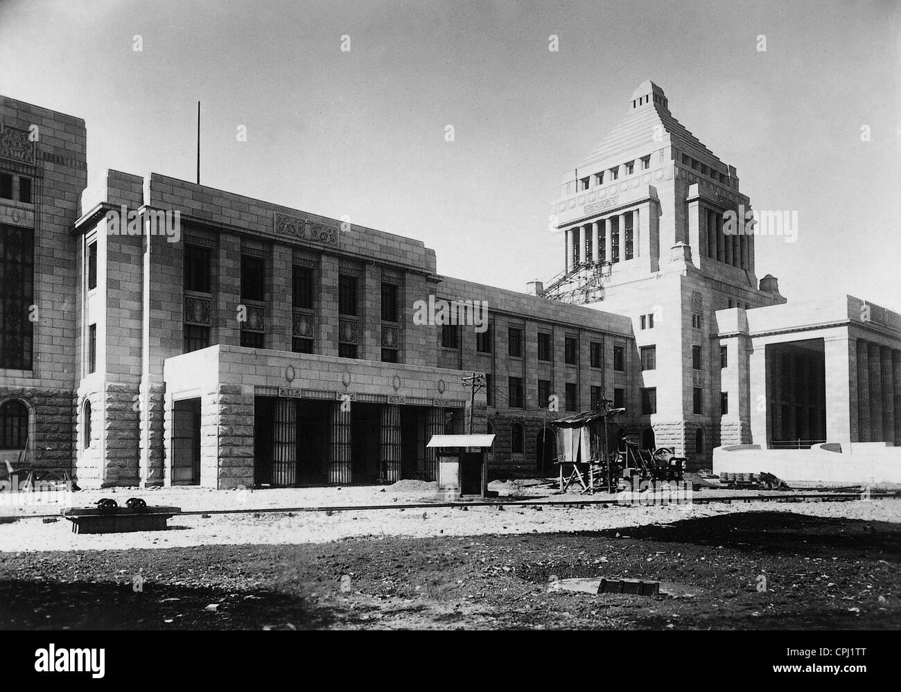 Nuovo edificio del Parlamento imperiale a Tokyo, 1932 Foto Stock