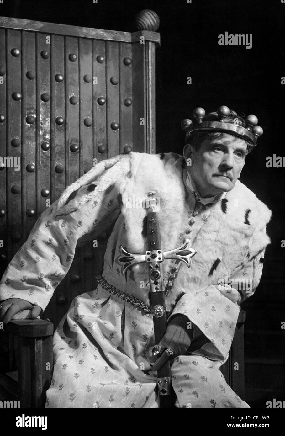 Rudolf Forster in 'Re Richard II.", 1940 Foto Stock
