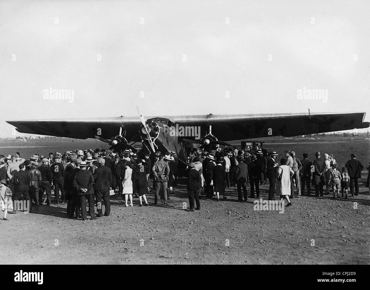 Ford-piano dopo un volo di prova, 1927 Foto Stock
