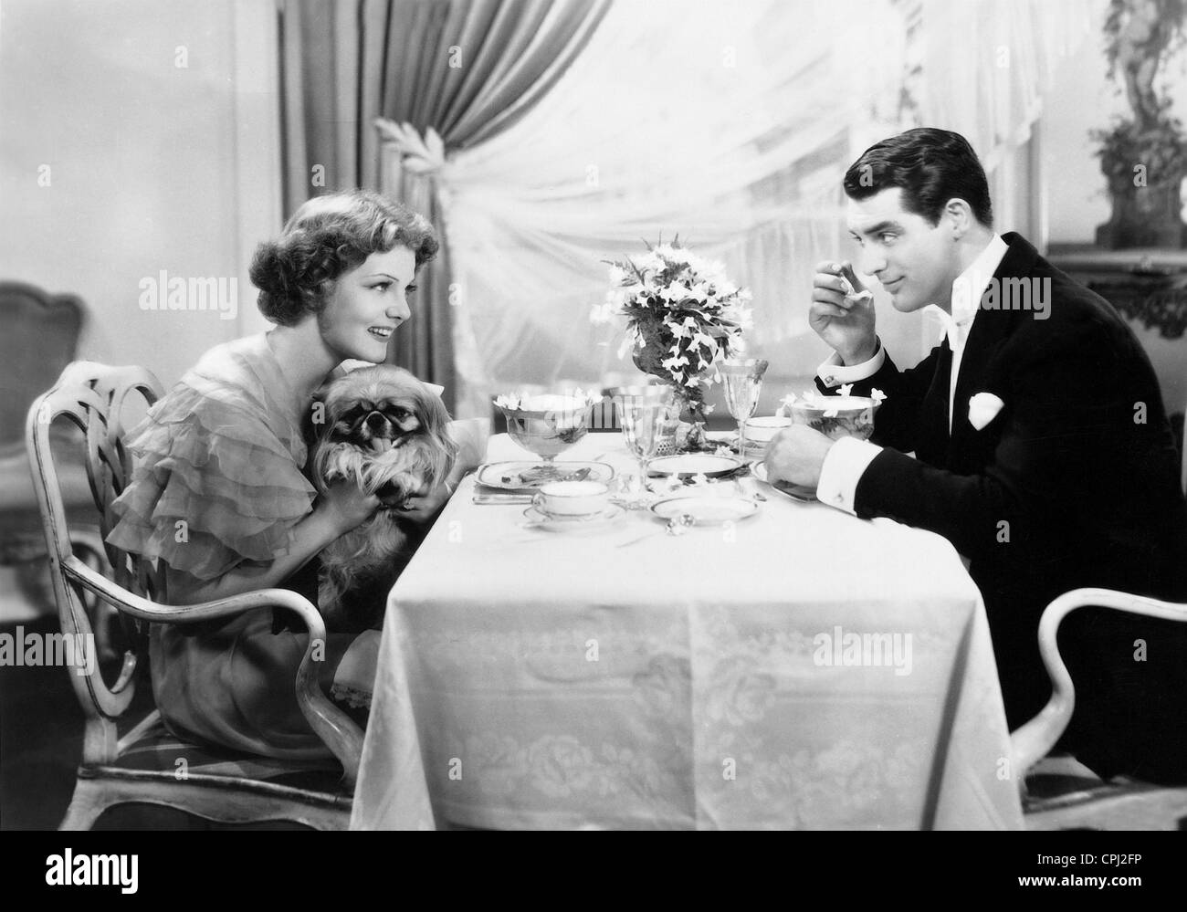 Cary Grant e Elissa Landi in 'Madame befiehlt', 1935 Foto Stock
