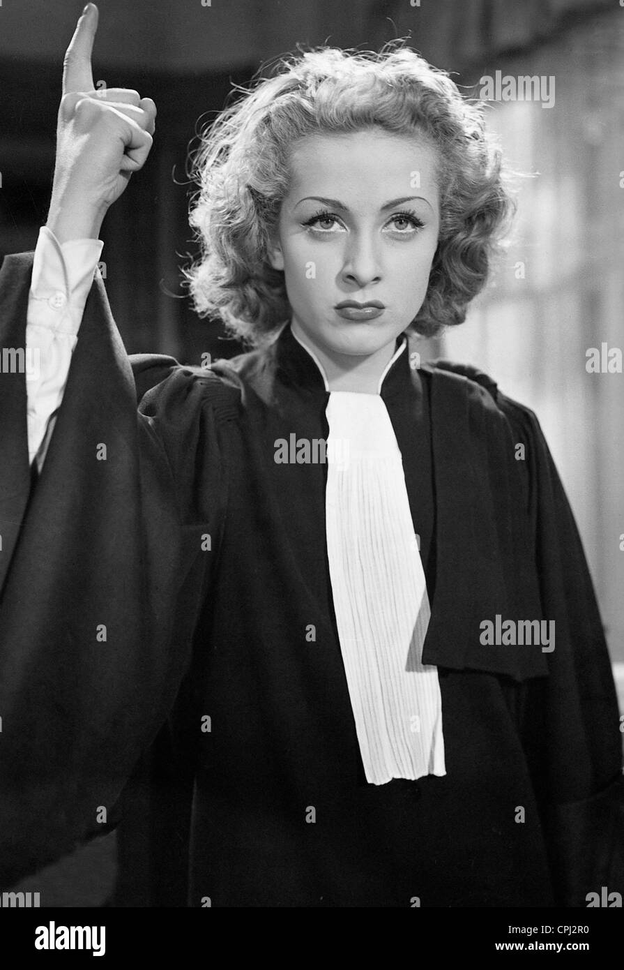 Danielle Darrieux in 'Onu mauvais garcon", 1936 Foto Stock
