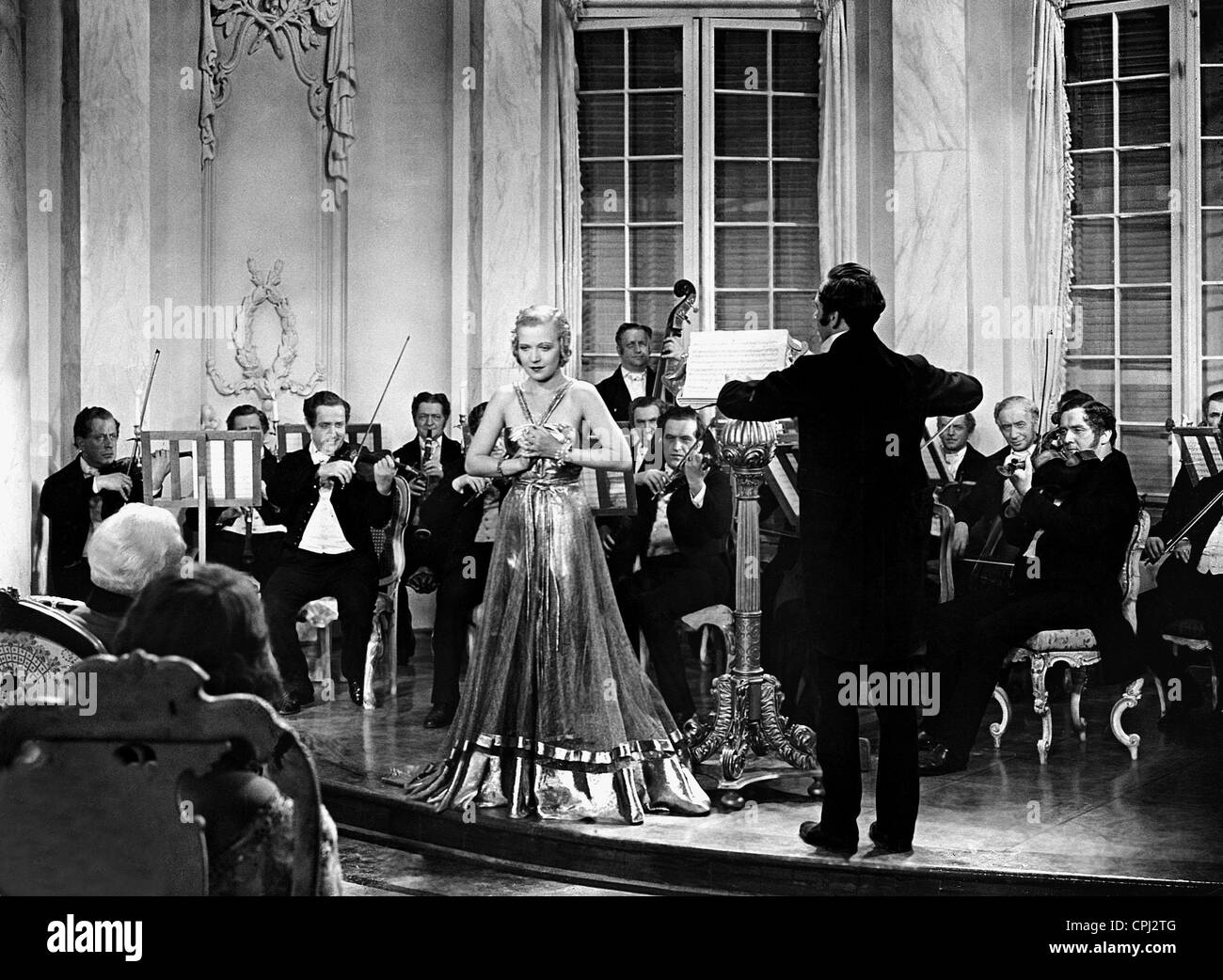 Martha Eggert in "La Corte Concerto', 1936 Foto Stock