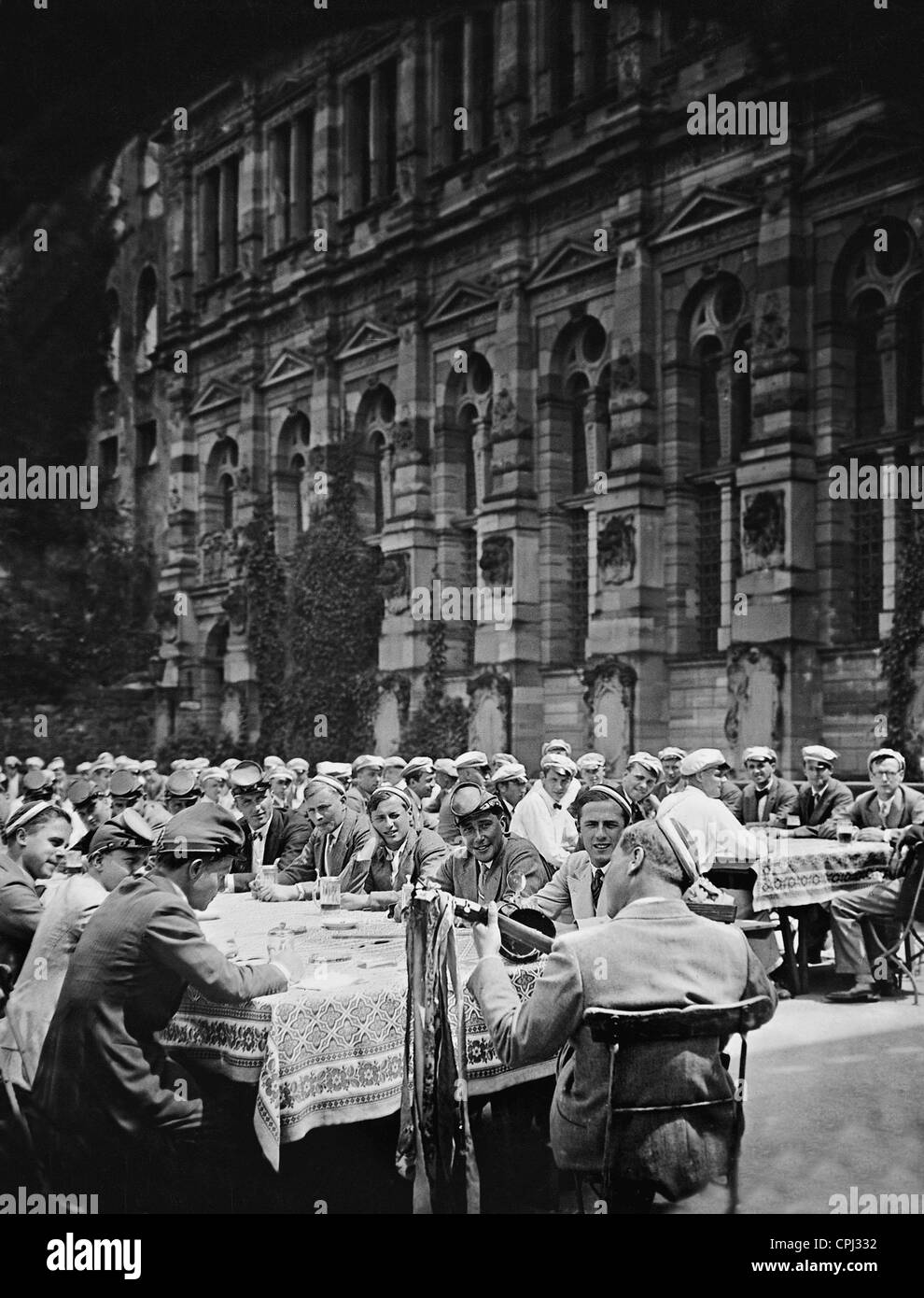 Scena da "un ragazzo canzone da Heidelberg', 1930 Foto Stock